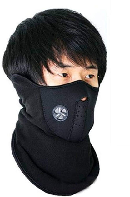 Men Soft Neoprance Fabric Reusable Motorcycle Riding Face Cover Skin protection Balaclava Mask for Bikers UV Anti Dust Neck Neoprance Mask