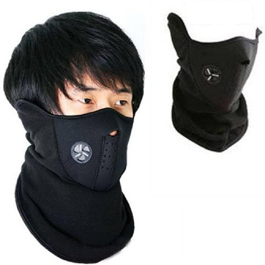 Men Soft Neoprance Fabric Reusable Motorcycle Riding Face Cover Skin protection Balaclava Mask for Bikers UV Anti Dust Neck Neoprance Mask